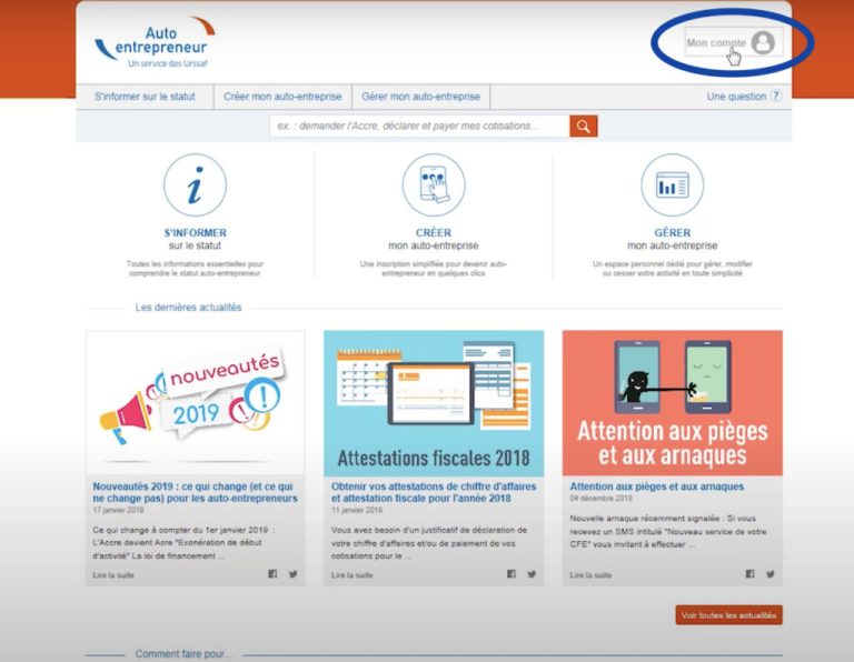 Comment accéder et gérer votre compte urssaf en ligne